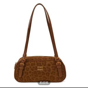 Miu Miu Leopard Shoulder Bag